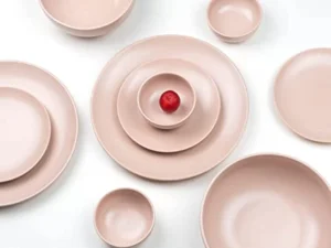 Shay Ceramic Organic Dinner Set, 21 Pcs, Black Organic | Crockery Set | Ceramic Dinner Set | Matte Finish | Dinner Set Ceramic (Black Organic - Dinner Set)